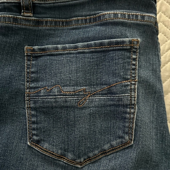 Blue Skinny Jeans with Dark Indigo Wash size 10 - Picture 8 of 11